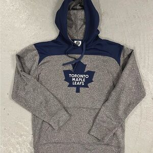 NHL Navy & Gray Toronto Maple Leafs Pullover Hoodie